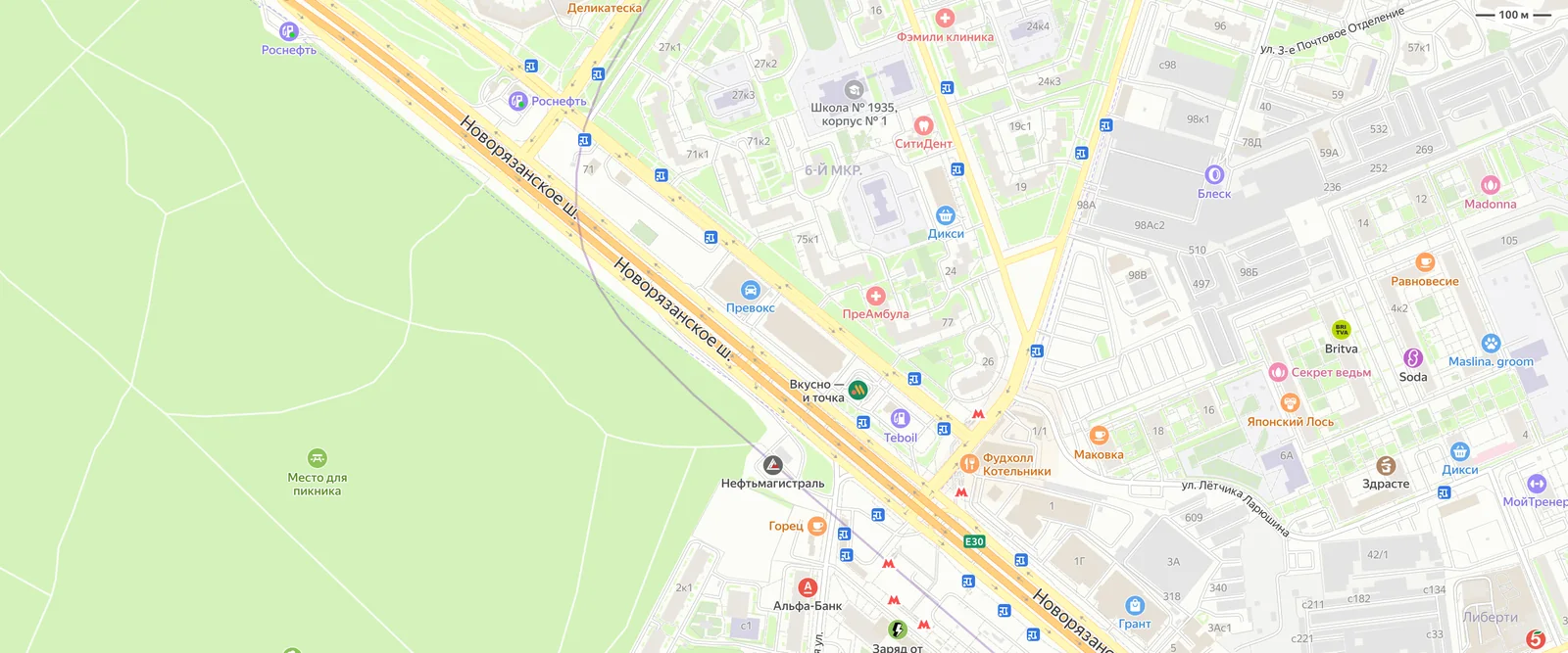 КупиСалон на карте — Москва, ул. Привольная 70к1